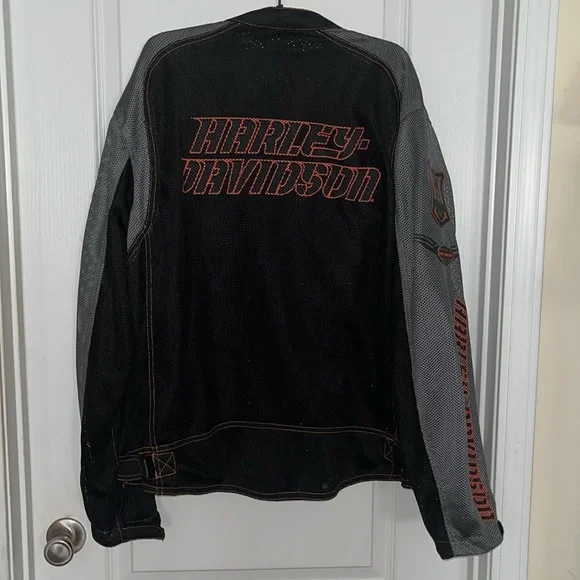 Harley Davidson Mesh Contention Riding Men’s Jacket 2XL - Picture 2 of 6